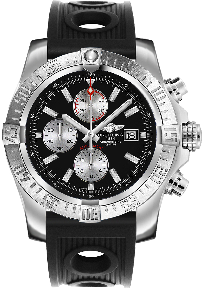 Review Breitling Super Avenger II A1337111/BC29-201S replica watches
